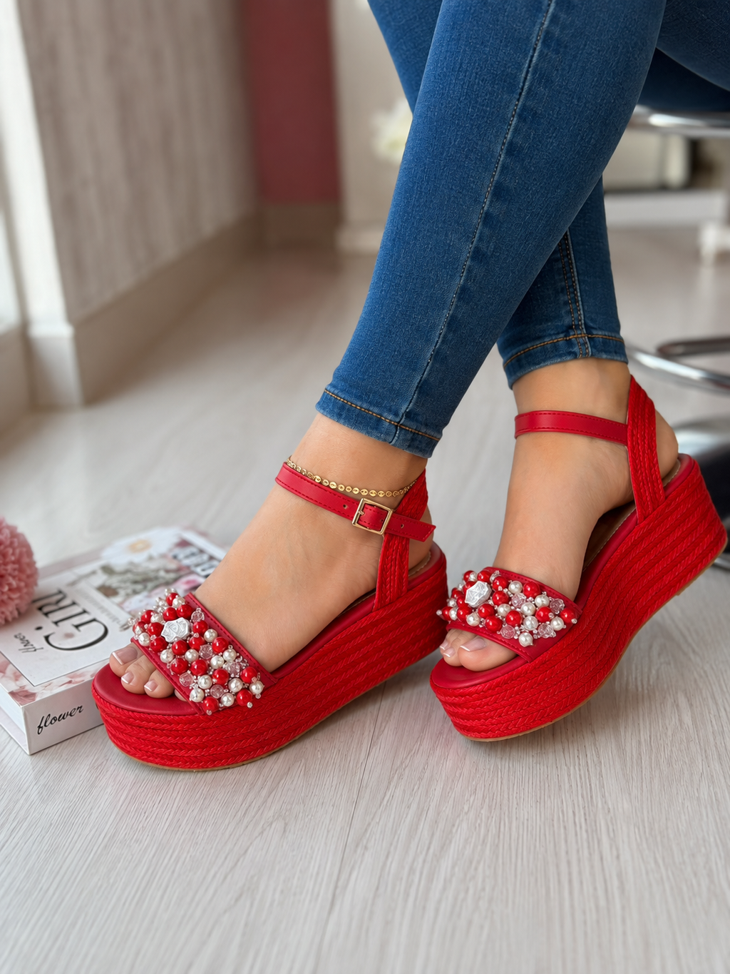 CORAL ROJA SANDALS